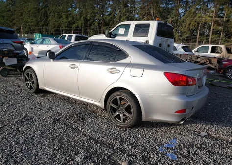 2008 Lexus Is 250 z USA, uszkodzony, nr VIN JTHCK262582021825